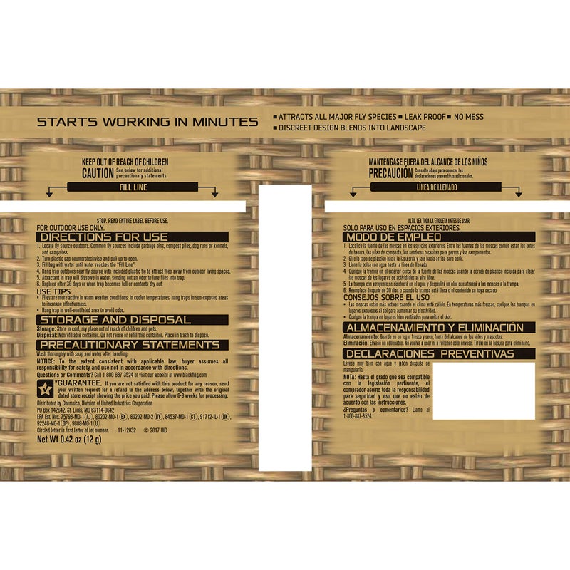 Black Flag Disposable Fly Trap, Attracts All Major Fly Species - Image 2